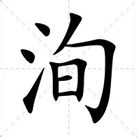 洵 意思|洵（汉语文字）